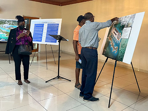 People at the Town Hall Meeting about New Marina Development