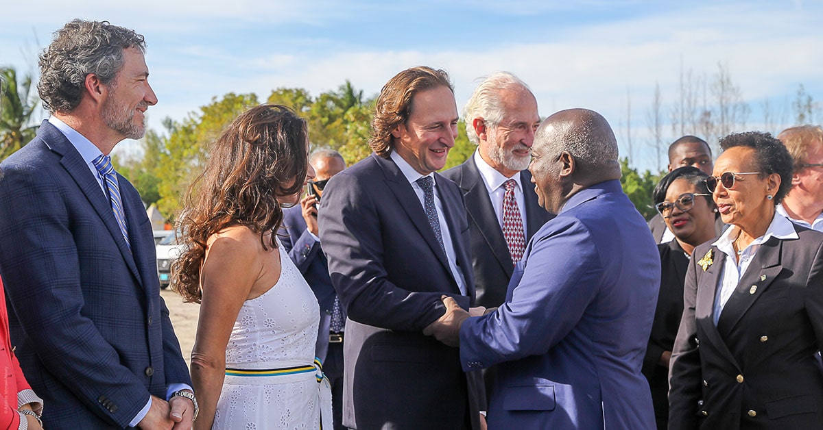 groundbreaking event handshake