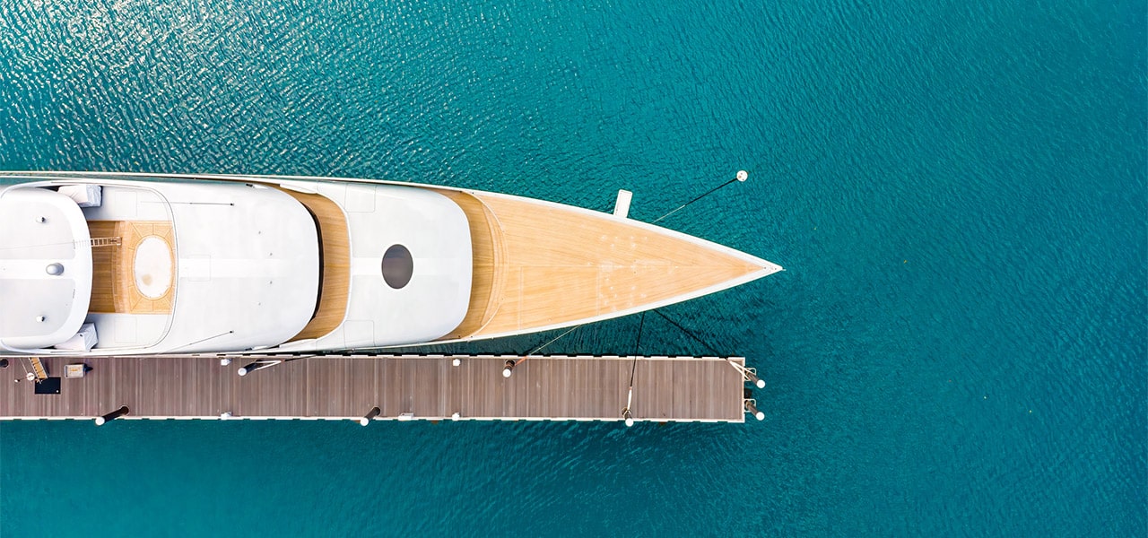 Docked Yacht
