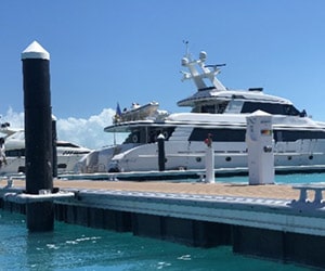 boat storage technology at the marina