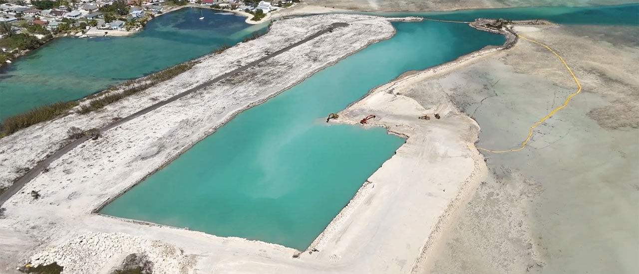 April 2024 Construction at Legendary Blue Water Cay