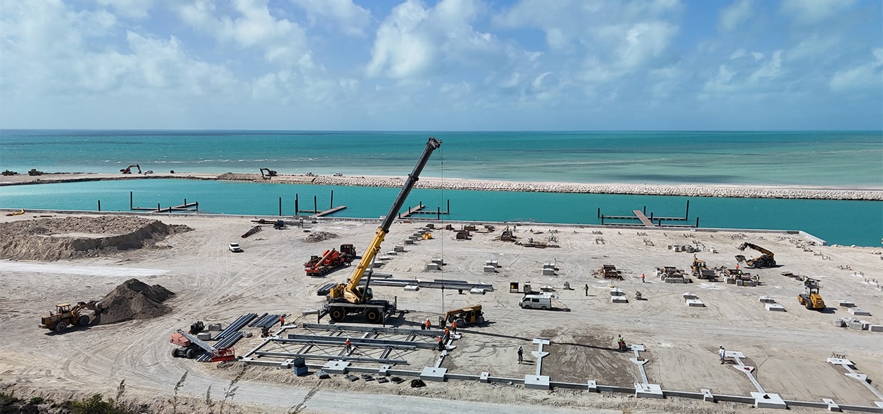 Legendary Blue Water Cay Dry Boat Facility
