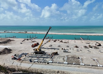 Construction Begins on State-of-the-Art Dry Storage Facility at Legendary Marina Resort Blue Water Cay